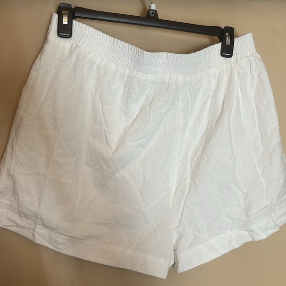 Polly Princess NWT White Textured Shorts with pockets size 14 - Picture 8 of 8